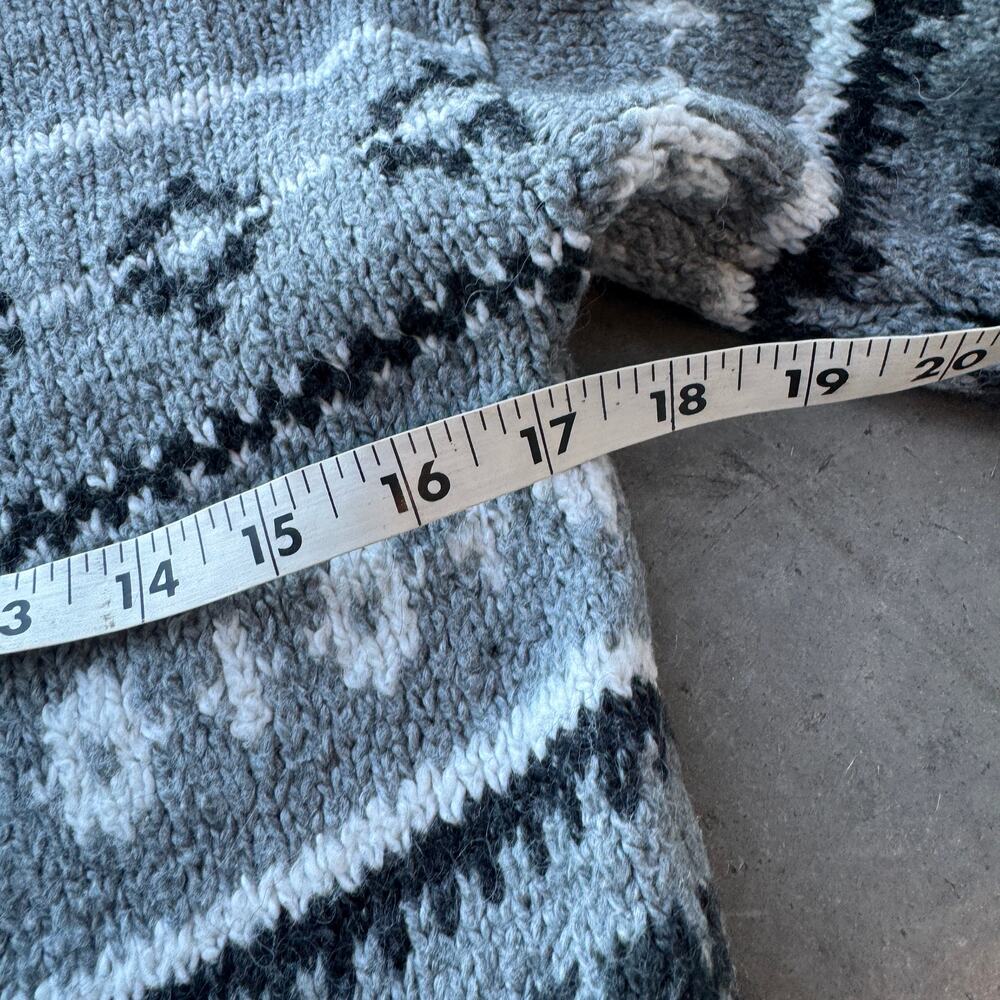 Vintage Y2K American Eagle Outfitters Fair Isle Nordic Knit Cozy Sweater Small - Picture 4 of 5